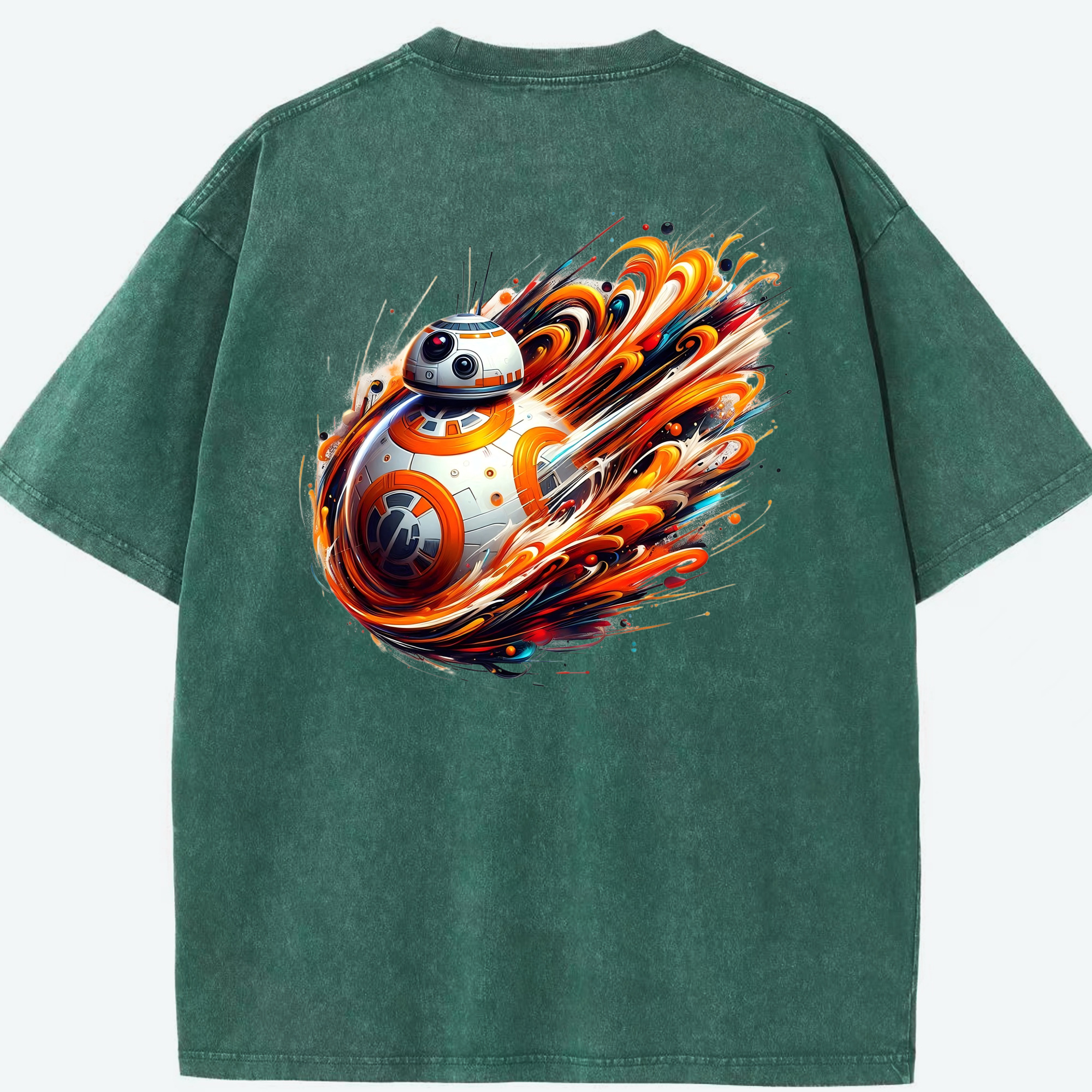 （画像用） スター・ウォーズ Star Wars 綿100% ヴィンテージ風 半袖Tシャツ（背面プリント）
